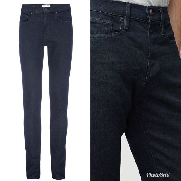 Revolve Frame Denim Edison L’Homme Slim Jeans - Picture 3 of 10